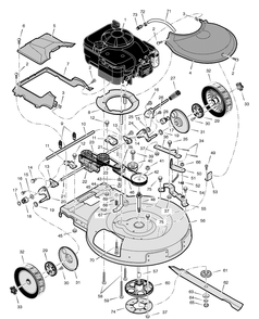 Part Location Diagram of F-020435M Murray Instruction Book